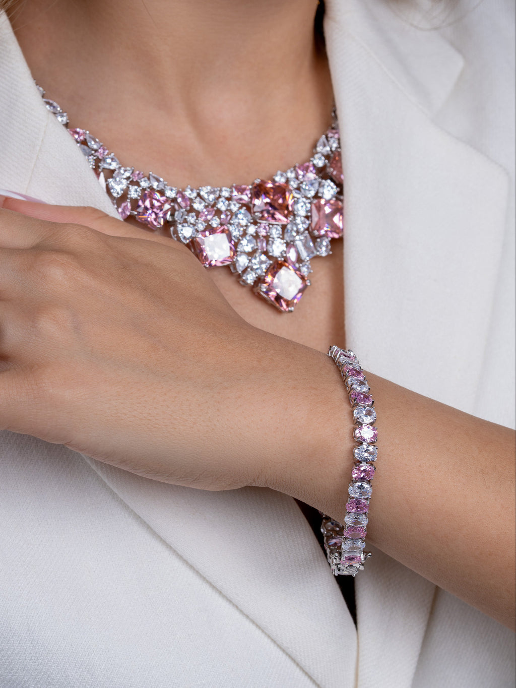 ICERA ICE STACK – Tennis Bracelet PINK EDITION
